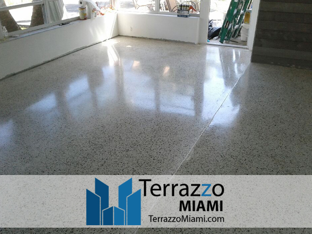 Repair Terrazzo Floor Process Miami