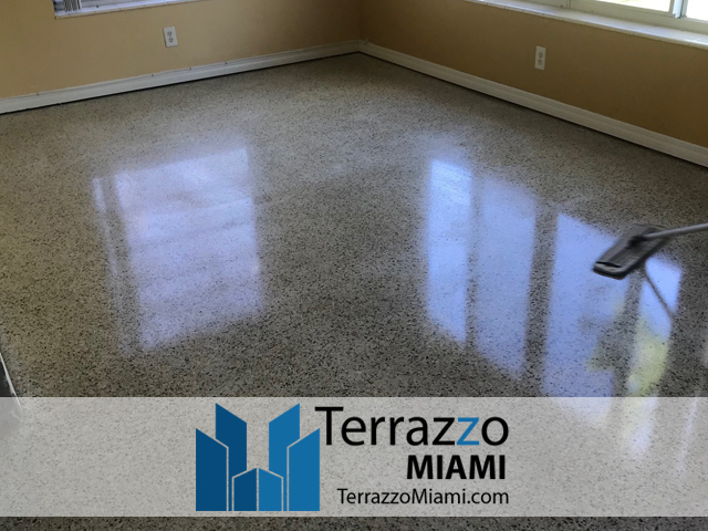 Repair Terrazzo Floor Process Miami