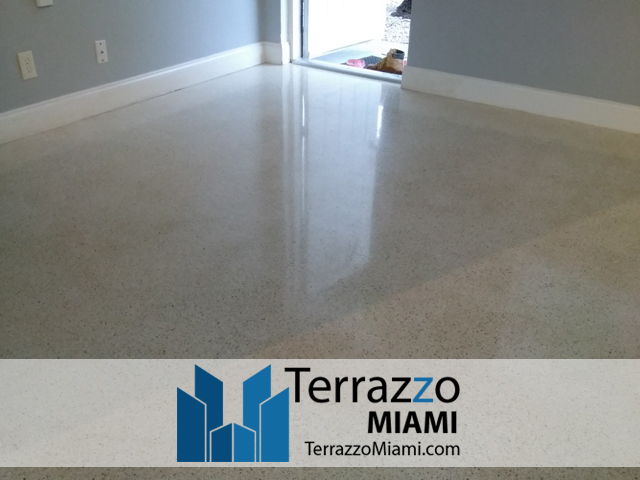 Terrazzo Tile Cleaning Process Miami
