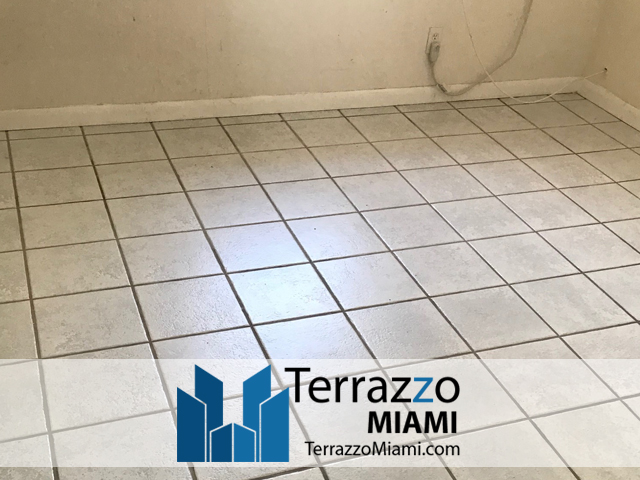 Terrazzo Tile Floor Removal Miami