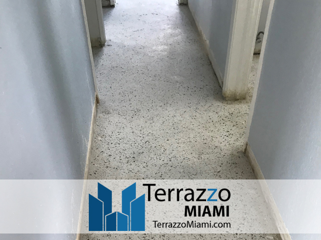 Terrazzo Tile Floor Removing Miami