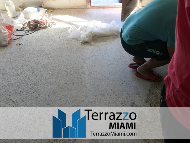 Terrazzo Tile Restoration Miami