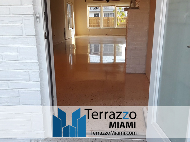 Clean Polishing Terrazzo Floors Miami