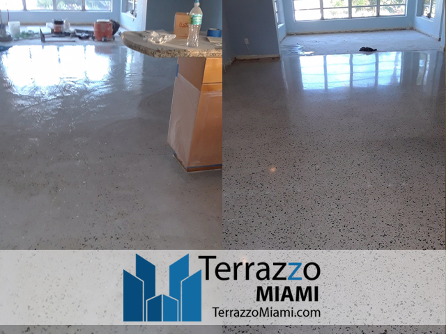 Clean Polishing Terrazzo Floors Miami